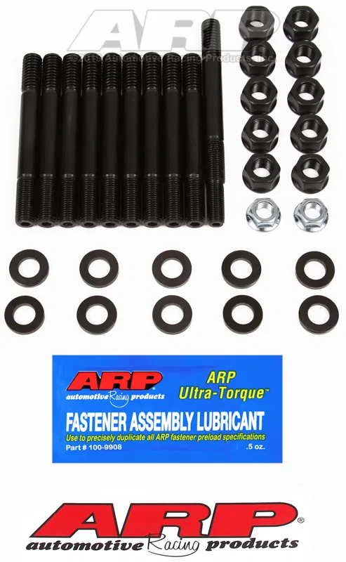 ARP 154-5407, Ford 302 w/dual Or Rear Sump Oil Pan Main Stud Kit for Lincoln MKT