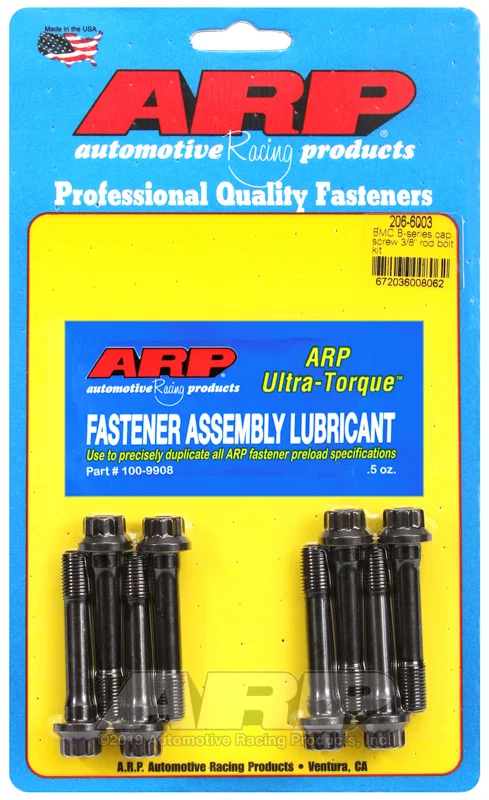 ARP 206-6003, BMC B Series Cap Screw 3/8in Rod Bolt Kit