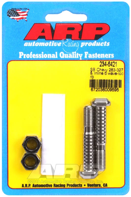 ARP 234-6421, SB Chevy 283-327 & Inline 6 wave-loc rod bolts