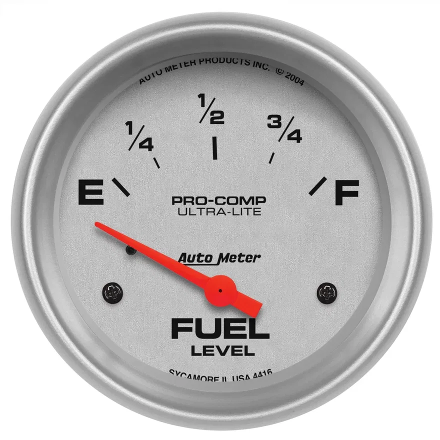 AutoMeter 4416, GAUGE; FUEL LEVEL; 2 5/8in.; 240OE TO 33OF; ELEC; ULTRA-LITE