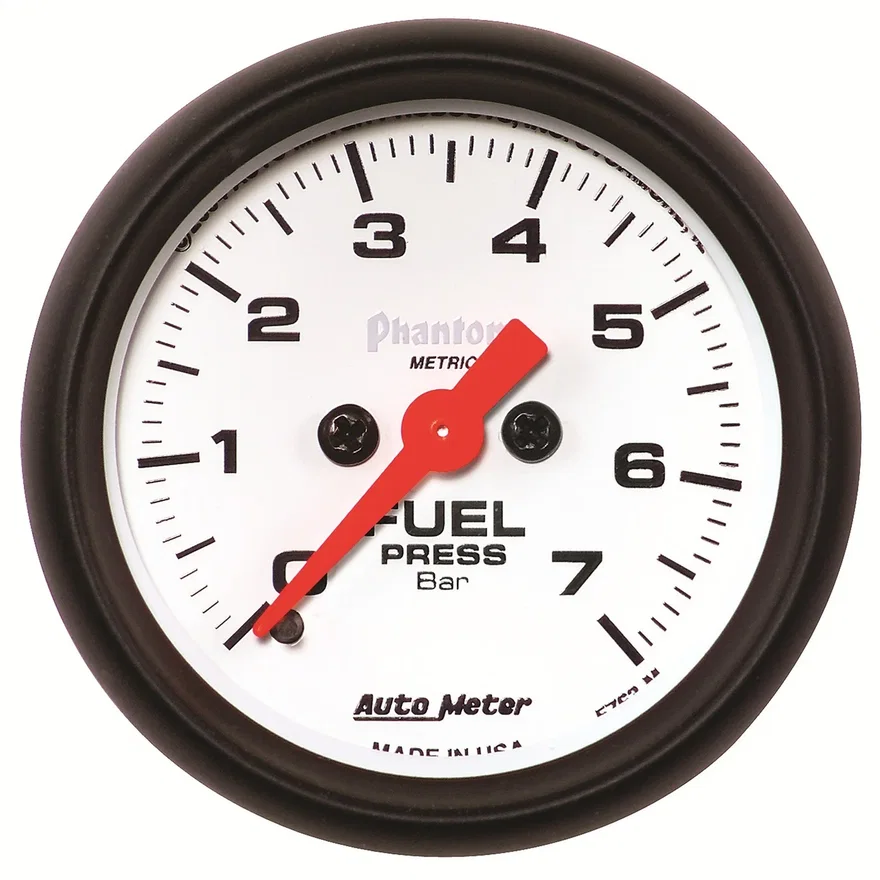 AutoMeter 5763-M, GAUGE; FUEL PRESSURE; 2 1/16in.; 7BAR; DIGITAL STEPPER MOTOR; PHANTOM