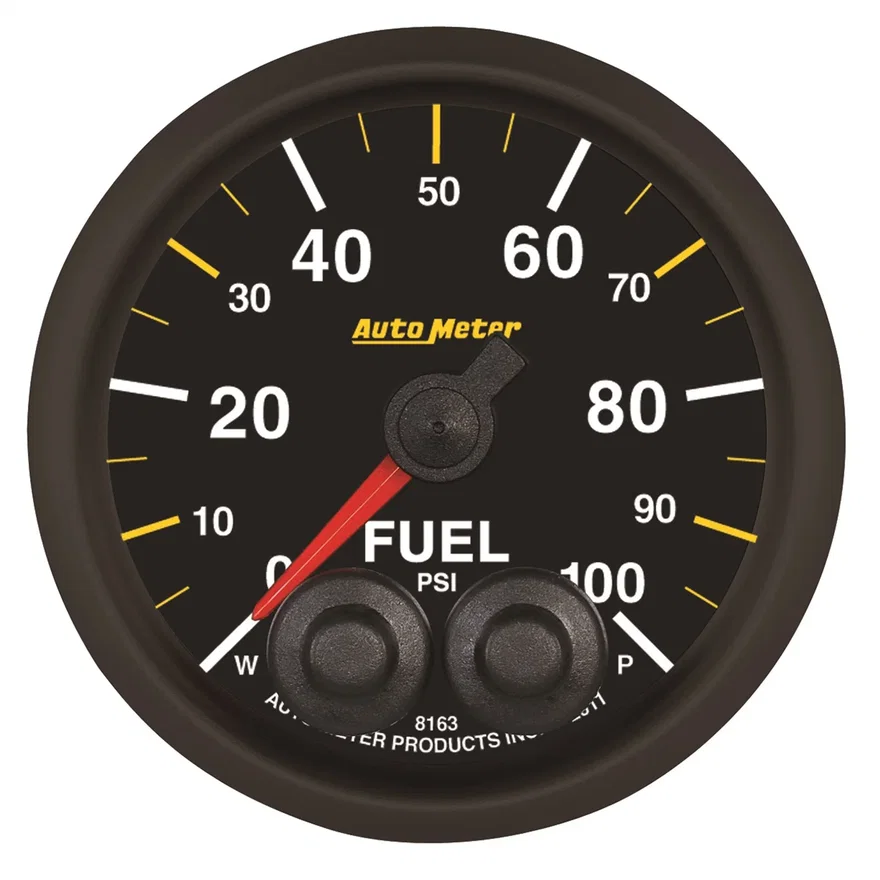 AutoMeter 8163-05702, GAUGE; FUEL PRESS; 2 1/16in.; 100PSI; STEPPER MOTOR W/PEAK/WARN; NASCAR CAN