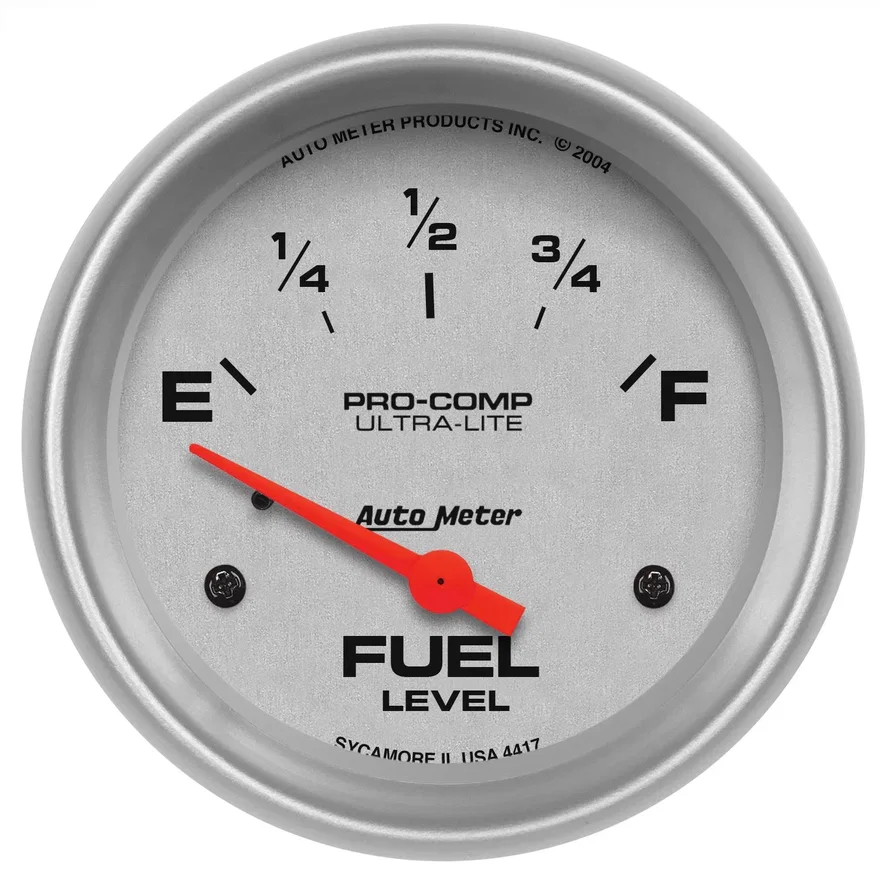 AutoMeter 4417, GAUGE; FUEL LEVEL; 2 5/8in.; 0OE TO 30OF; ELEC; ULTRA-LITE