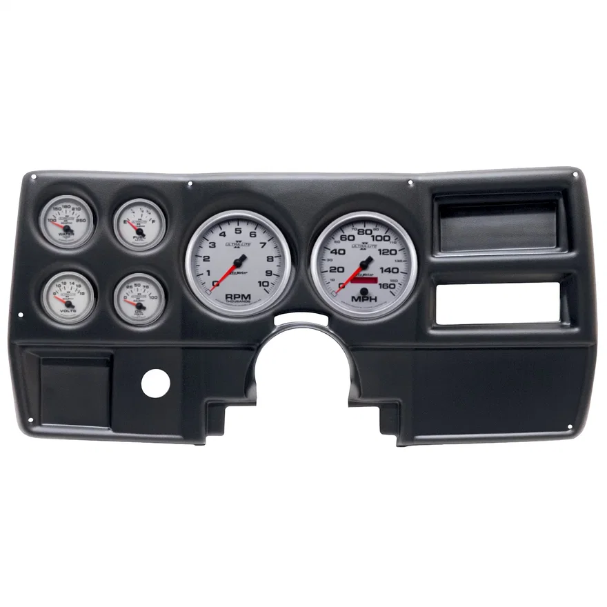 AutoMeter 2922-14, DIRECT FIT DASH KIT; (5in. X2; 2 1/16in. X4); CHEVY/GMC TRUCK NO VENT 84-87; ULT