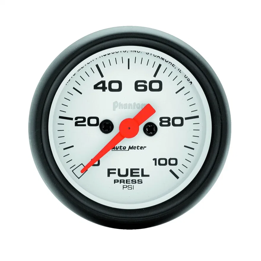 AutoMeter 5763, GAUGE; FUEL PRESSURE; 2 1/16in.; 100PSI; DIGITAL STEPPER MOTOR; PHANTOM