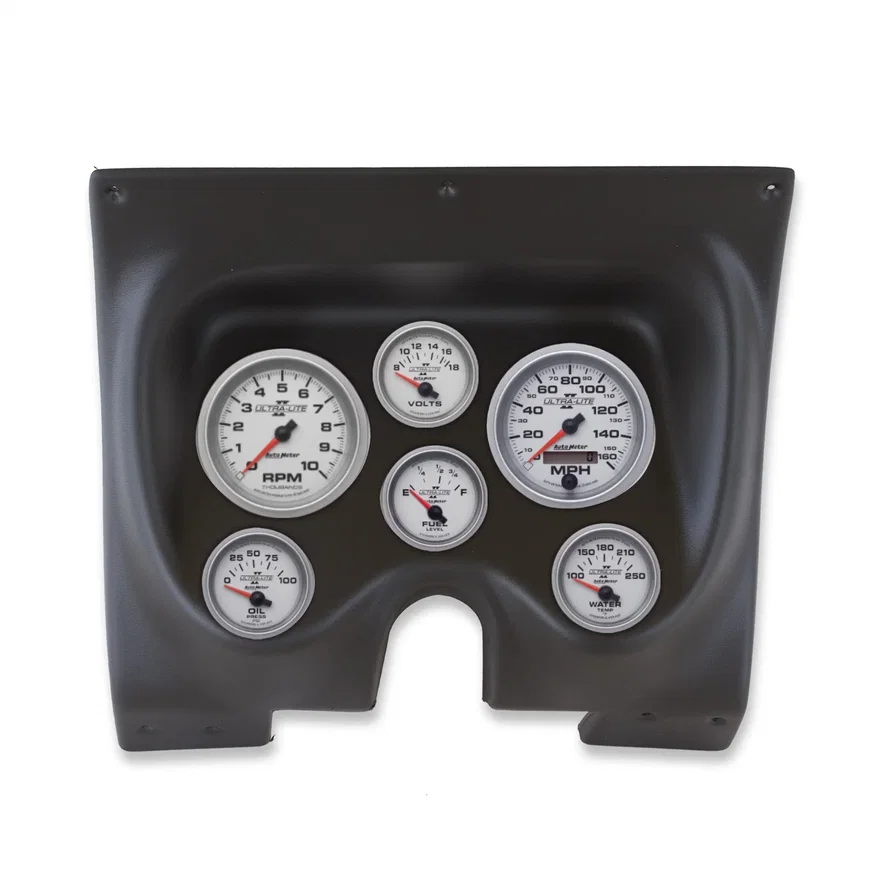 AutoMeter 2130-14, DIRECT FIT DASH KIT; CAMARO/FIREBIRD 67-68; TACH/MPH/FUEL/OILP/WTMP/VOLT; ULTRA-