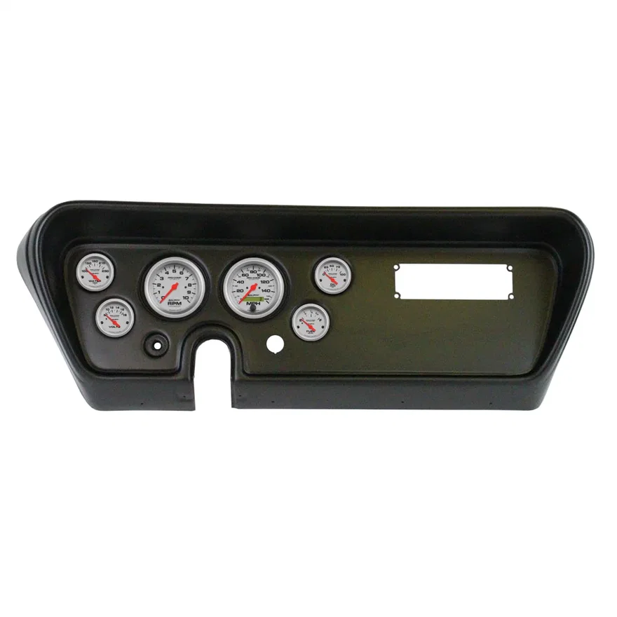 AutoMeter 2111-13, DIRECT FIT DASH KIT; (3 3/8in. X2; 2 1/16in. X4); PONTIAC GTO 66; ULTRA-LITE