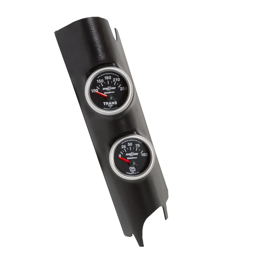 GAUGE KIT; A-PILLAR; (JK) 11-18; OIL PSI/TRANS; 100PSI/250deg.F SC for 2011-2018 Jeep Wrangler and Wrangler JK