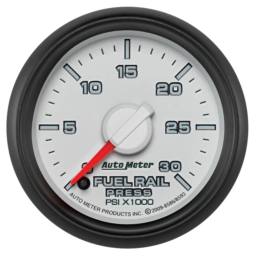 AutoMeter 8593, GAUGE; RAIL PRESS; 2 1/16in.; 30KPSI; DIGITAL STEPPER MOTOR; RAM GEN 3 FACT. MAT for Dodge