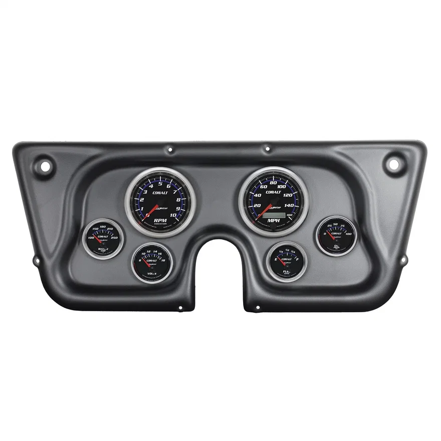 AutoMeter 7032-CB, DIRECT FIT DASH KIT; CHEV TRK C/K/K5/SUBRBN 67-72; RPM/MPH/FUEL/OILP/WTMP/BAT; C for Chevrolet