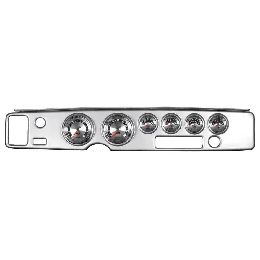AutoMeter 7028, DIRECT FIT DASH KIT; FIREBIRD 70-81; TACH/MPH/FUEL/OILP/WTMP/VOLT; AMERICAN MUSC