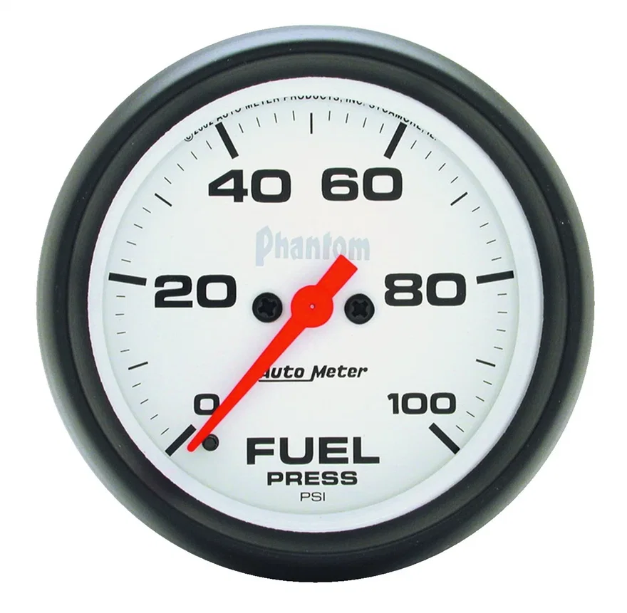 AutoMeter 5863, GAUGE; FUEL PRESSURE; 2 5/8in.; 100PSI; DIGITAL STEPPER MOTOR; PHANTOM