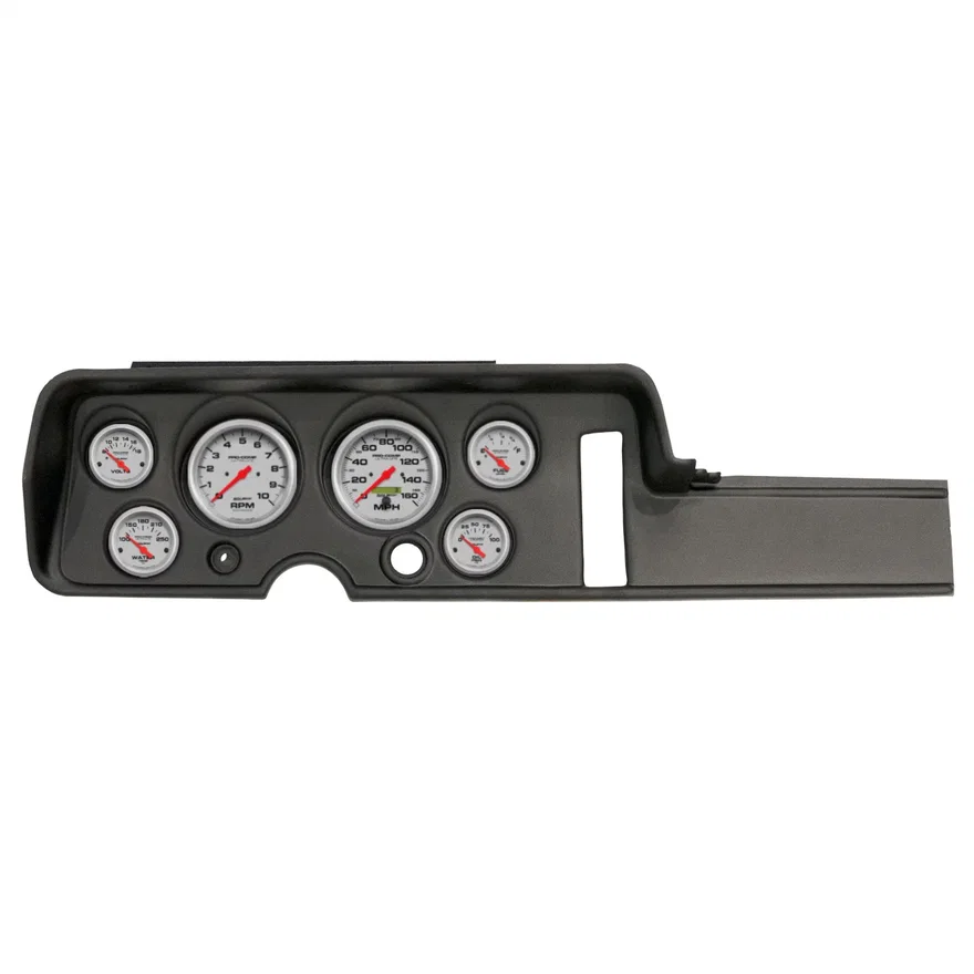 AutoMeter 2906-13, DIRECT FIT DASH KIT; (3 3/8in. X2; 2 1/16in. X4); PONTIAC GTO/LEMANS 68; ULTRA-L