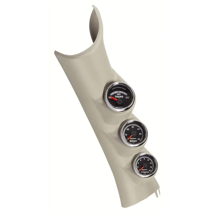 DSL GAUGE KIT; A-PILLAR; BST/EGT/TRANS; 60PSI/2000deg.F/250deg.F; FAC for Ram and Dodge