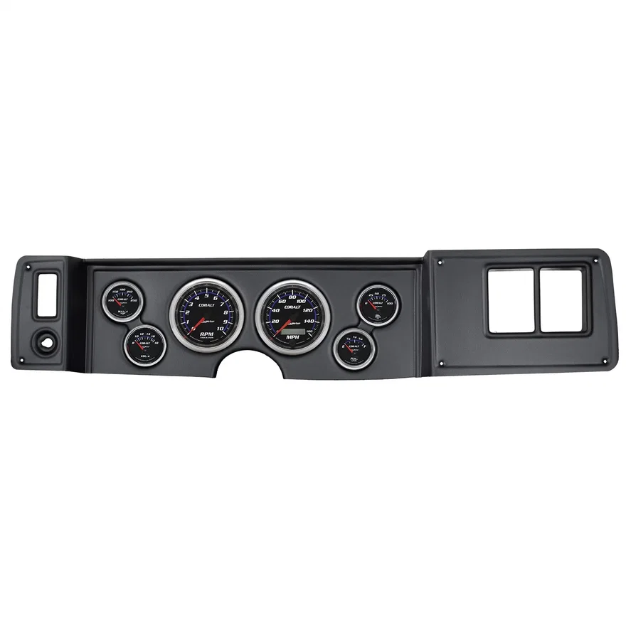 AutoMeter 7023-CB, DIRECT FIT DASH KIT; CAMARO 79-81; TACH/MPH/FUEL/OILP/WTMP/VOLT; COBALT