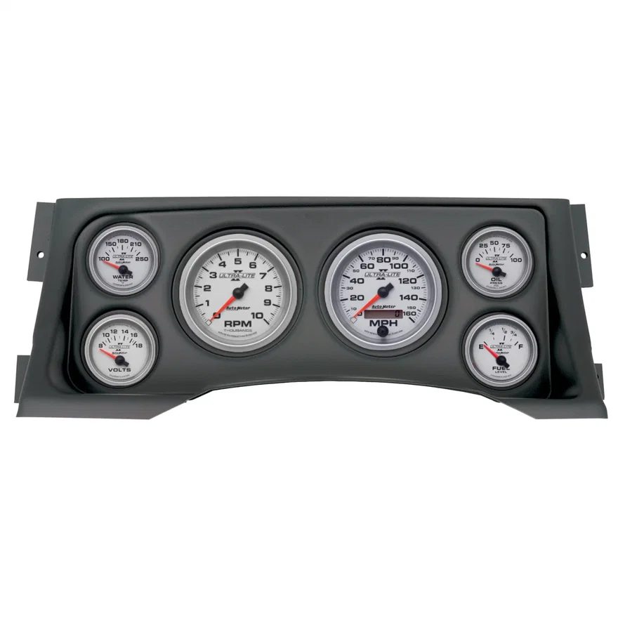 AutoMeter 2928-14, DIRECT FIT DASH KIT; (3 3/8in. X2; 2 1/16in. X4); CHEVY/GMC TRUCK 95-98; ULTRA-L