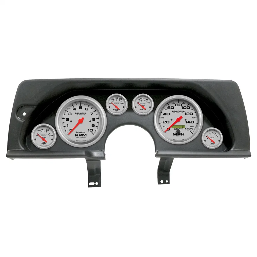 AutoMeter 2926-13, DIRECT FIT DASH KIT; (5in. X2; 2 1/16in. X4); CHEVY CAMARO 90-92; ULTRA-LITE