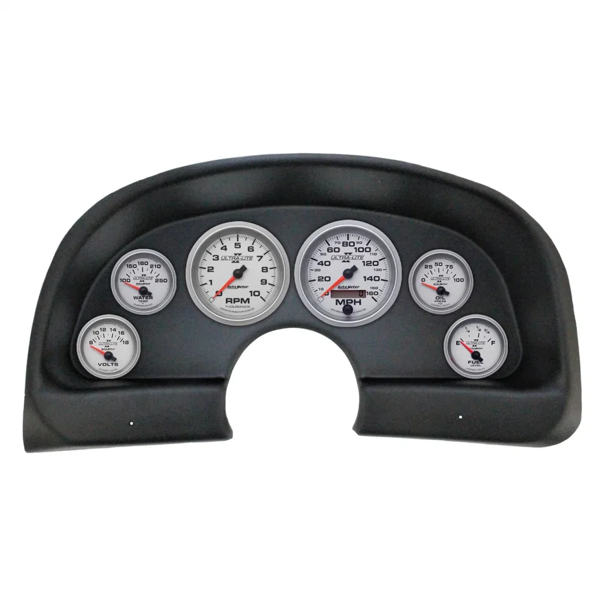 AutoMeter 2930-14, DIRECT FIT DASH KIT; (3 3/8in. X2; 2 1/16in. X4); CHEVY CAMARO 93-02; ULTRA-LITE