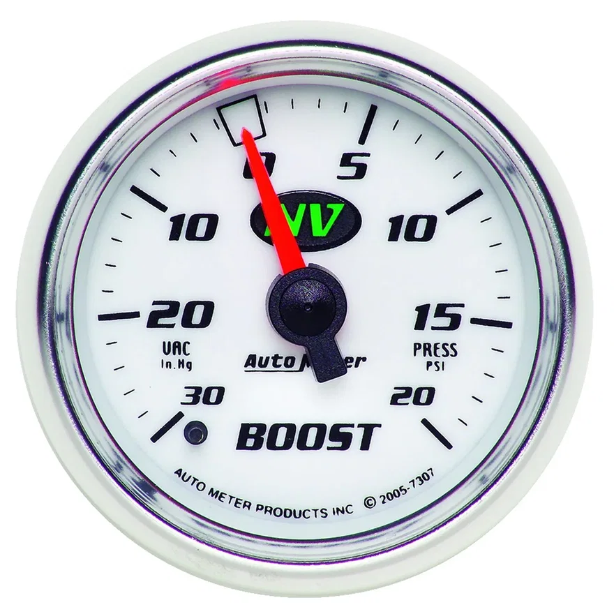 AutoMeter 7307, GAUGE; VAC/BOOST; 2 1/16in.; 30INHG-20PSI; MECHANICAL; NV