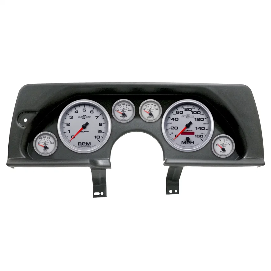 AutoMeter 2926-14, DIRECT FIT DASH KIT; (5in. X2; 2 1/16in. X4); CHEVY CAMARO 90-92; ULTRA-LITE II