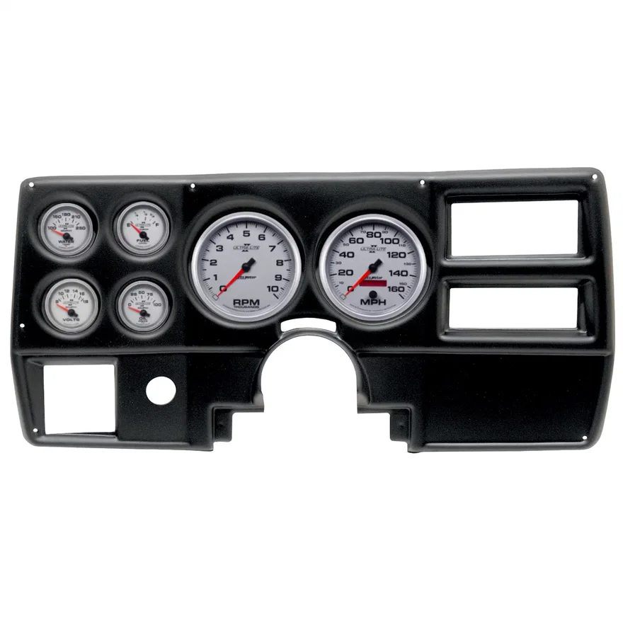 AutoMeter 2923-14, DIRECT FIT DASH KIT; (5in. X2; 2 1/16in. X4); CHEVY/GMC TRUCK AC 84-87; ULTRA-LI