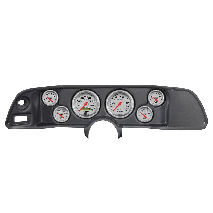 AutoMeter 7022-UL, DIRECT FIT DASH KIT; CAMARO 70-78; TACH/MPH/FUEL/OILP/WTMP/VOLT; ULTRA-LITE