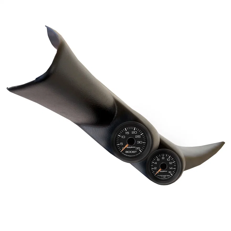 AutoMeter 7085, DIESEL GAUGE KIT; A-PILLAR; GM 01-07; BOOST/EGT; 35PSI/1600deg.F; FACT. MATCH