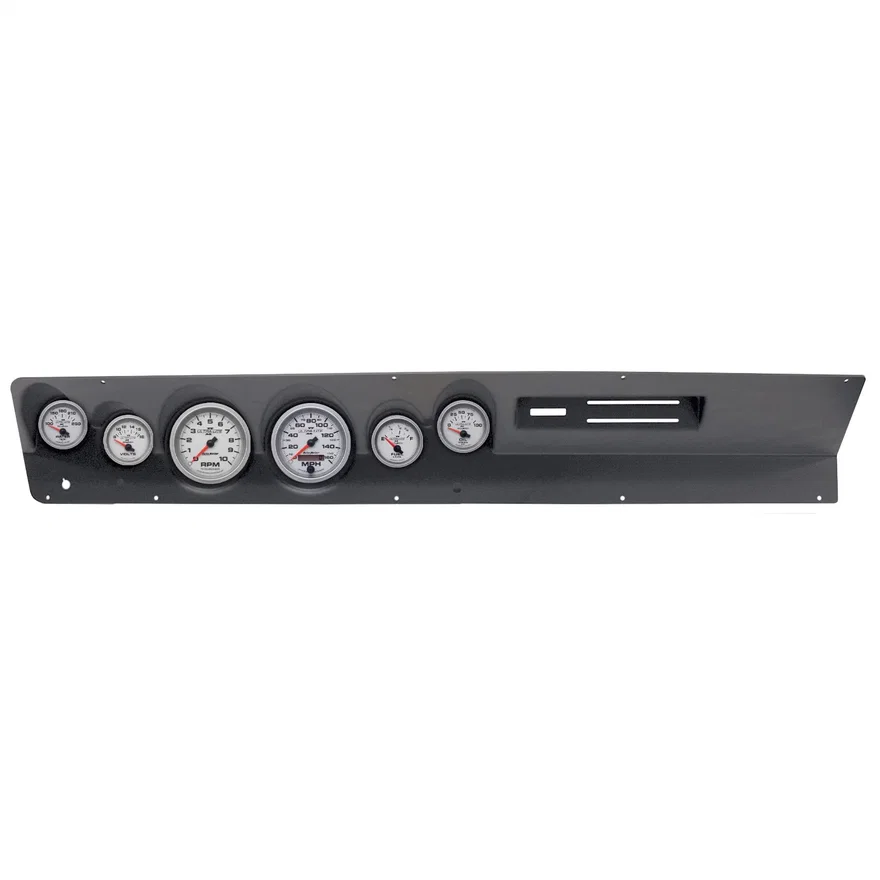 AutoMeter 2120-14, DIRECT FIT DASH KIT; (3 3/8in. X2; 2 1/16in. X4); DODGE DART AC 67-69; ULTRA-LIT