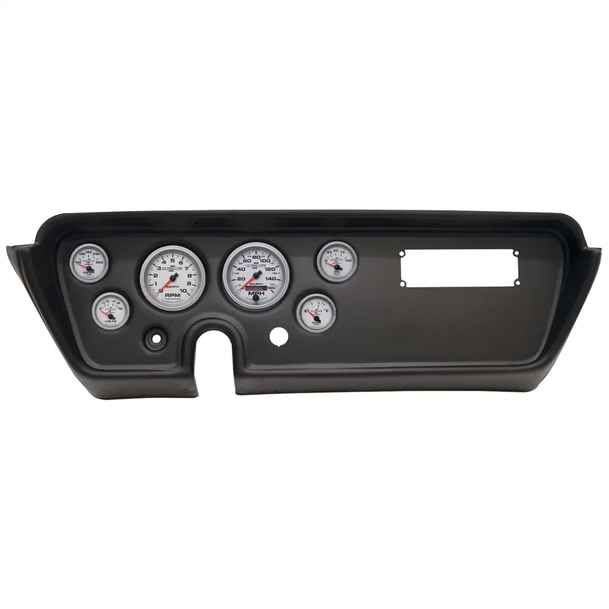 AutoMeter 2113-14, DIRECT FIT DASH KIT; (3 3/8in. X2; 2 1/16in. X4); PONTIAC GTO/LEMANS 67; ULTRA-L