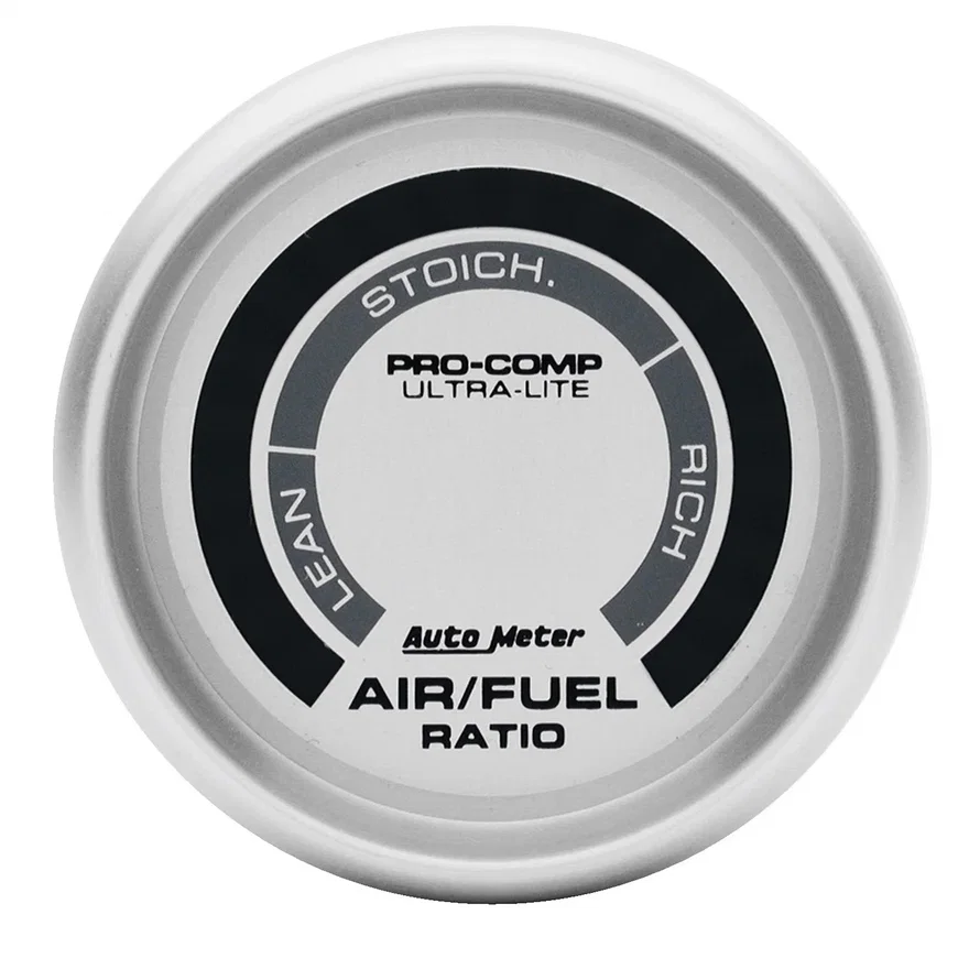 AutoMeter 4375, GAUGE; AIR/FUEL RATIO-NARROWBAND; 2 1/16in.; LEAN-RICH; LED ARRAY; ULTRA-LITE