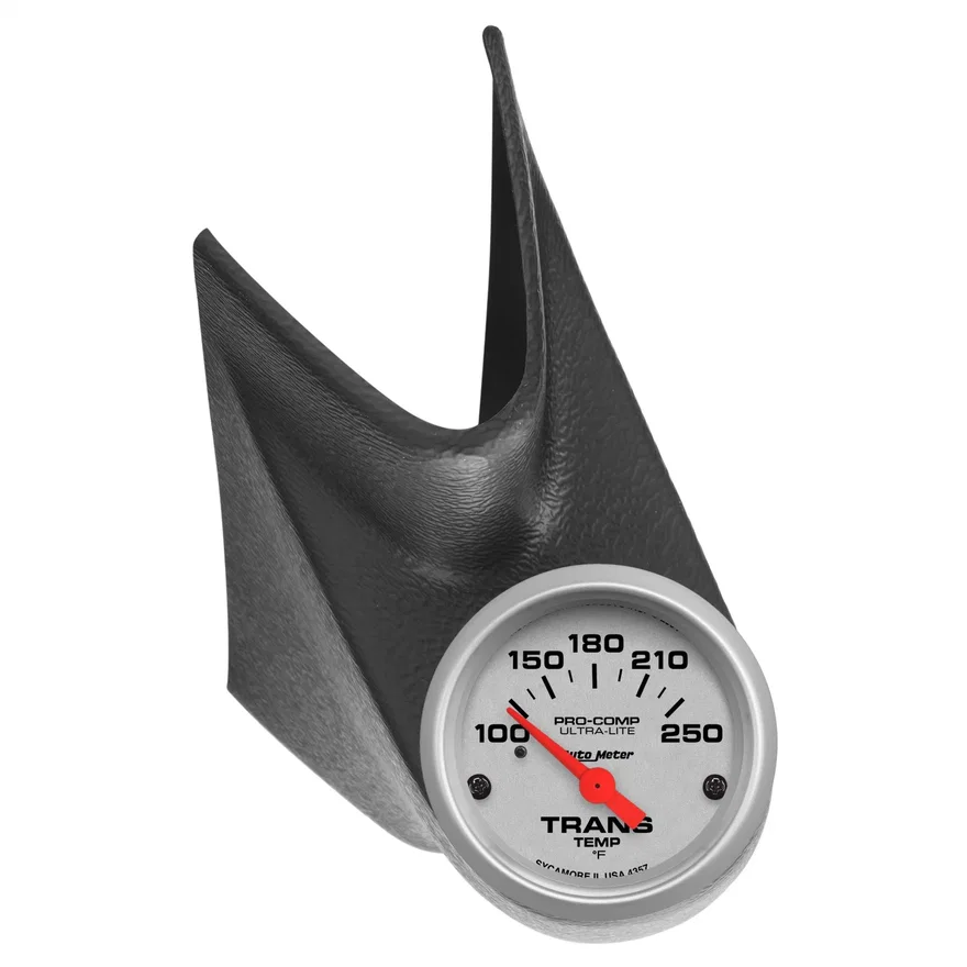 DIESEL GAUGE KIT; A-PILLAR; TRANS TEMP; 250deg.F; ULTRA-LITE for 1999-2007 Ford F-250 Super Duty and F-350 Super Duty
