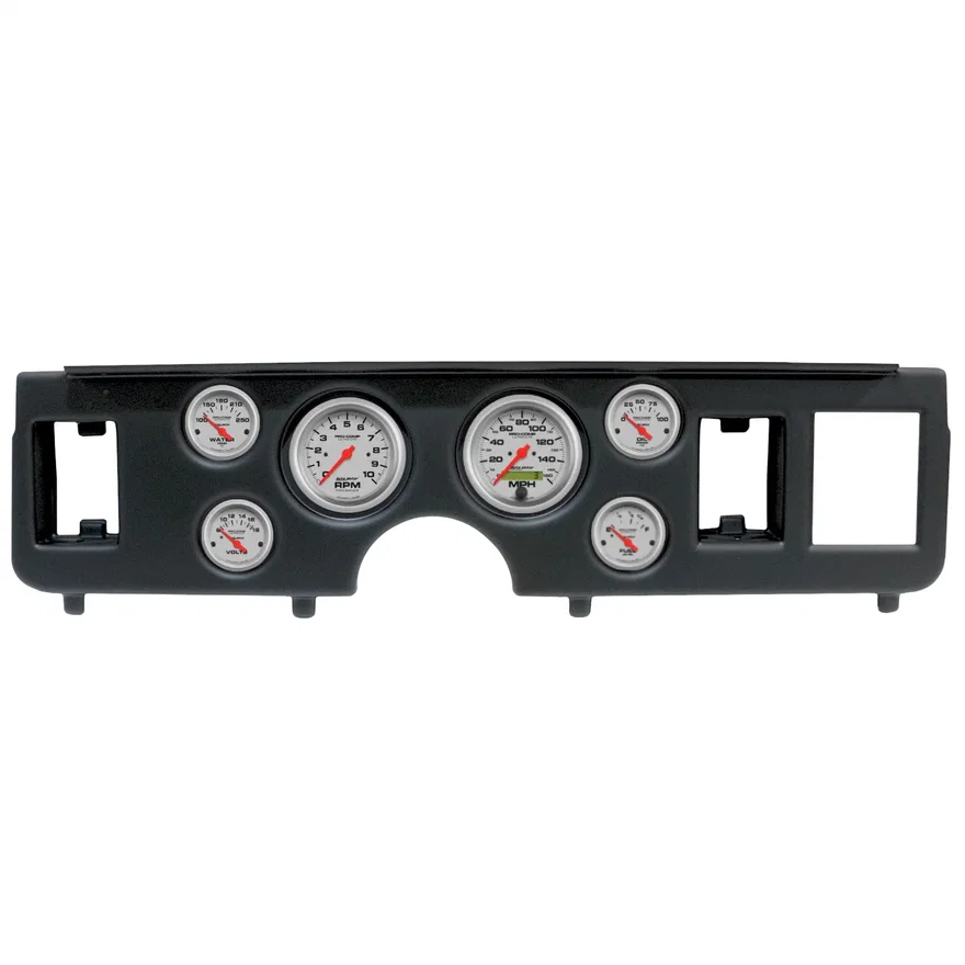 AutoMeter 2917-13, DIRECT FIT DASH KIT; (3 3/8in. X2; 2 1/16in. X4); FORD MUSTANG 79-86; ULTRA-LITE