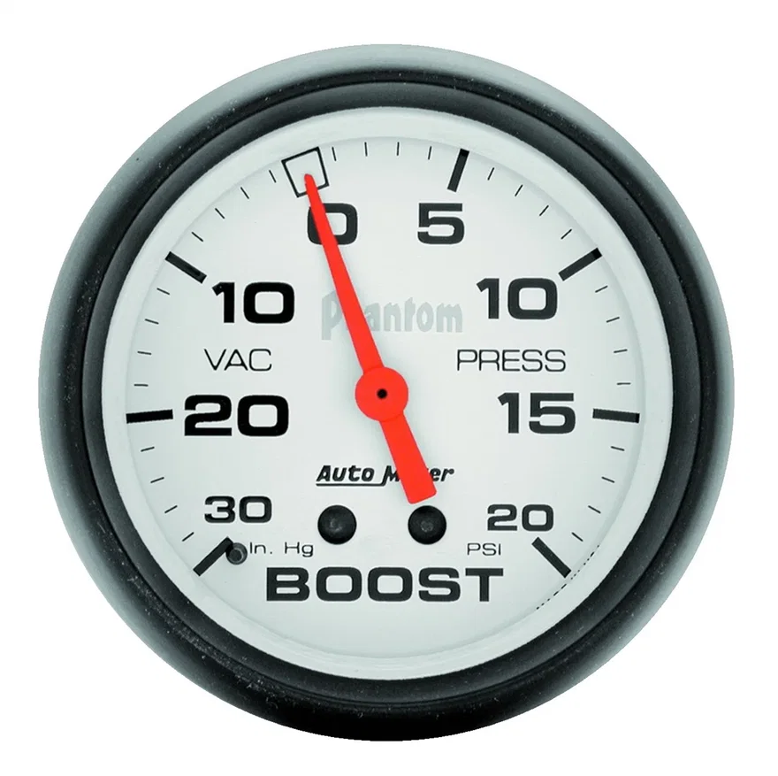AutoMeter 5801, GAUGE; VAC/BOOST; 2 5/8in.; 30INHG-20PSI; MECHANICAL; PHANTOM