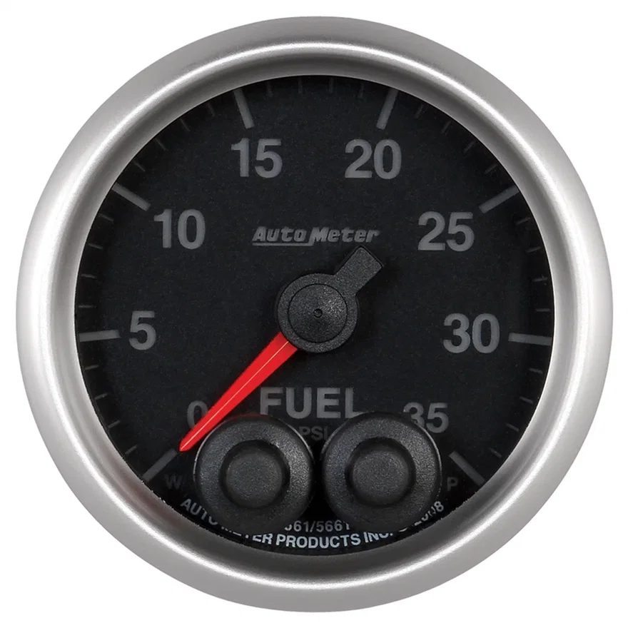 AutoMeter 5661, GAUGE; FUEL PRESS; 2 1/16in.; 35PSI; STEPPER MOTOR W/PEAK/WARN; ELITE