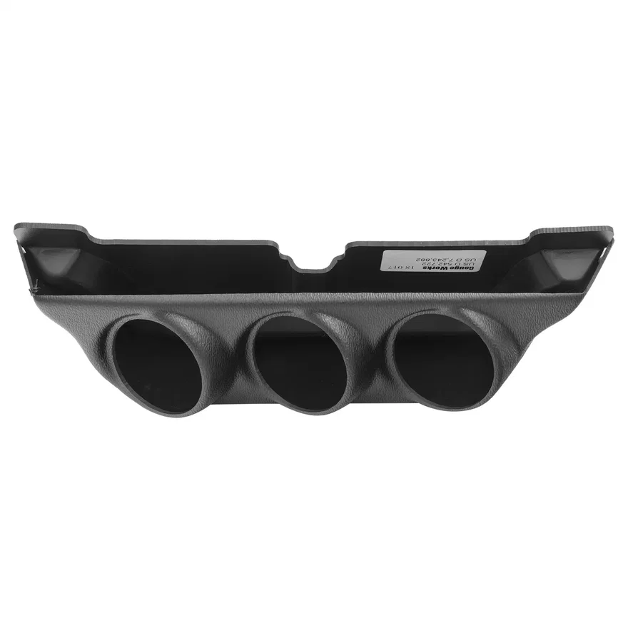 GAUGE MOUNT; OVERHEAD CONSOLE; TRIPLE; 2 1/16in.; RAM 03-08/SUPER DUTY 99-04 for Dodge and Ford