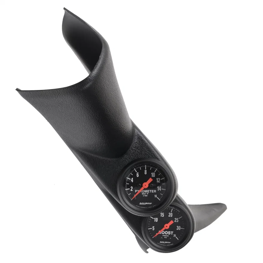 AutoMeter 7081, DIESEL GAUGE KIT; A-PILLAR; GM 01-07; BOOST/EGT; 35PSI/1;600deg.F; Z SERIES