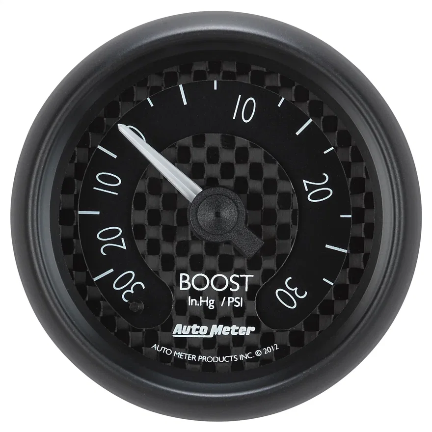 AutoMeter 8003, GAUGE; VAC/BOOST; 2 1/16in.; 30INHG-30PSI; MECHANICAL; GT