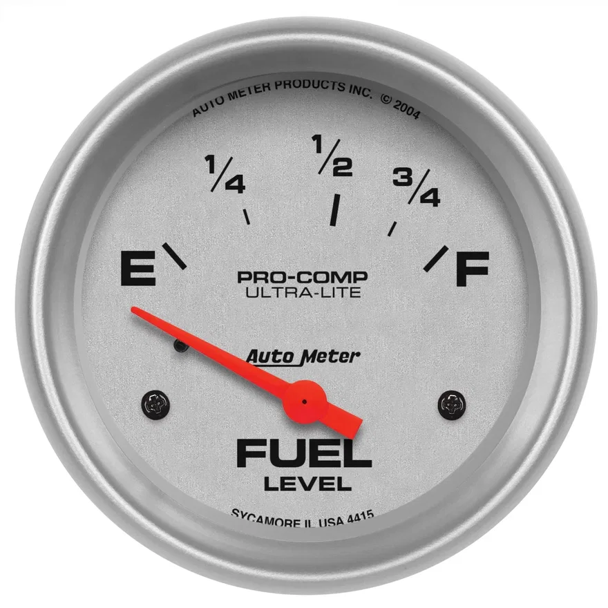 AutoMeter 4415, GAUGE; FUEL LEVEL; 2 5/8in.; 73OE TO 10OF; ELEC; ULTRA-LITE