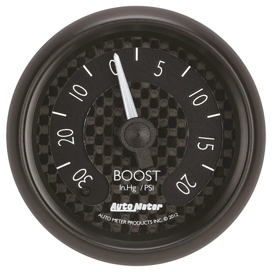 AutoMeter 8001, GAUGE; VAC/BOOST; 2 1/16in.; 30INHG-20PSI; MECHANICAL; GT