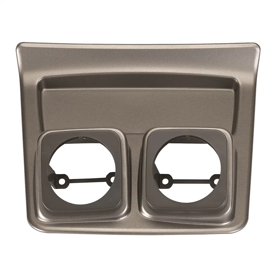 AutoMeter 5286, GAUGE MOUNT; DIRECT FIT SHIFTER CONSOLE; DUAL; 2 1/16in.; CAMARO 10-15