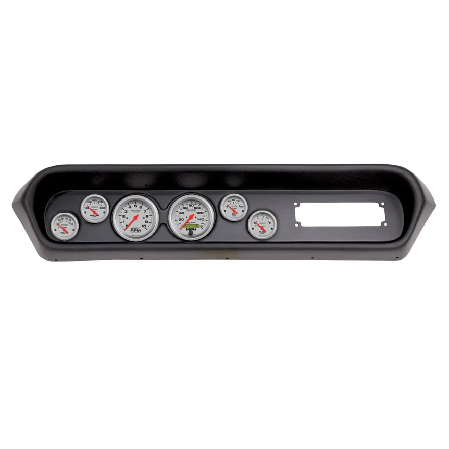 AutoMeter 2108-13, DIRECT FIT DASH KIT; (3 3/8in. X2; 2 1/16in. X4); PONTIAC GTO/LEMANS 64-65; ULTR
