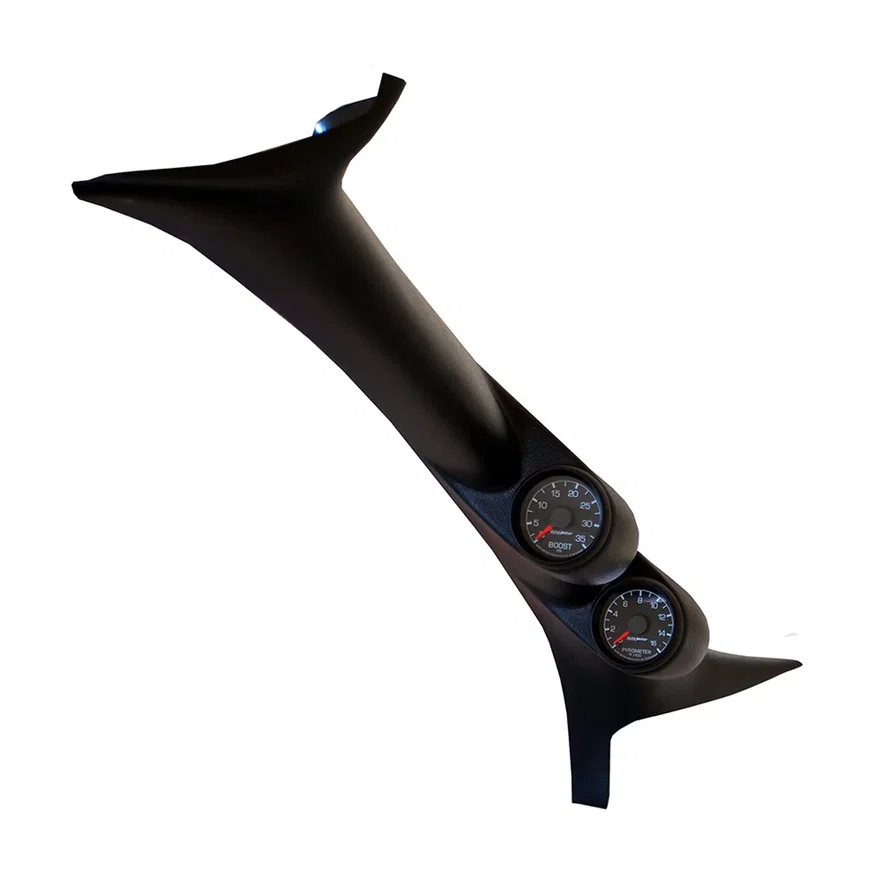 AutoMeter 7076, DIESEL GAUGE KIT; A-PILLAR; FORD 99-07; BOOST/EGT; 35PSI/1600deg.F; FACT. MATCH