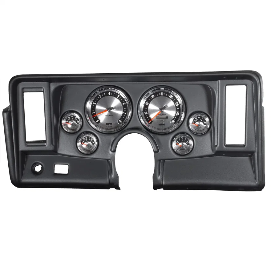 DIRECT FIT DASH KIT; TACH/MPH/FUEL/OILP/WTMP/VOLT; AMERICAN MUSCLE for 1969-1976 Chevrolet Nova