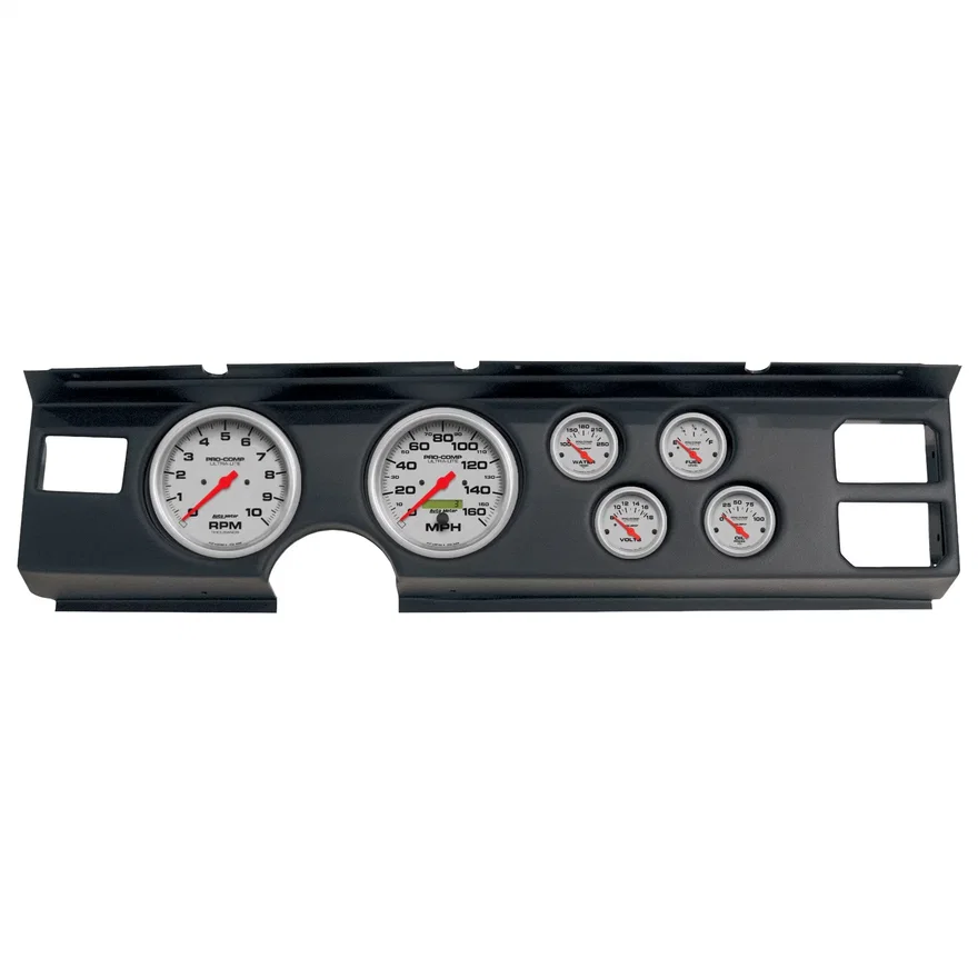 AutoMeter 2920-13, DIRECT FIT DASH KIT; (5in. X2; 2 1/16in. X4); PONTIAC FIREBIRD 82-84; ULTRA-LITE