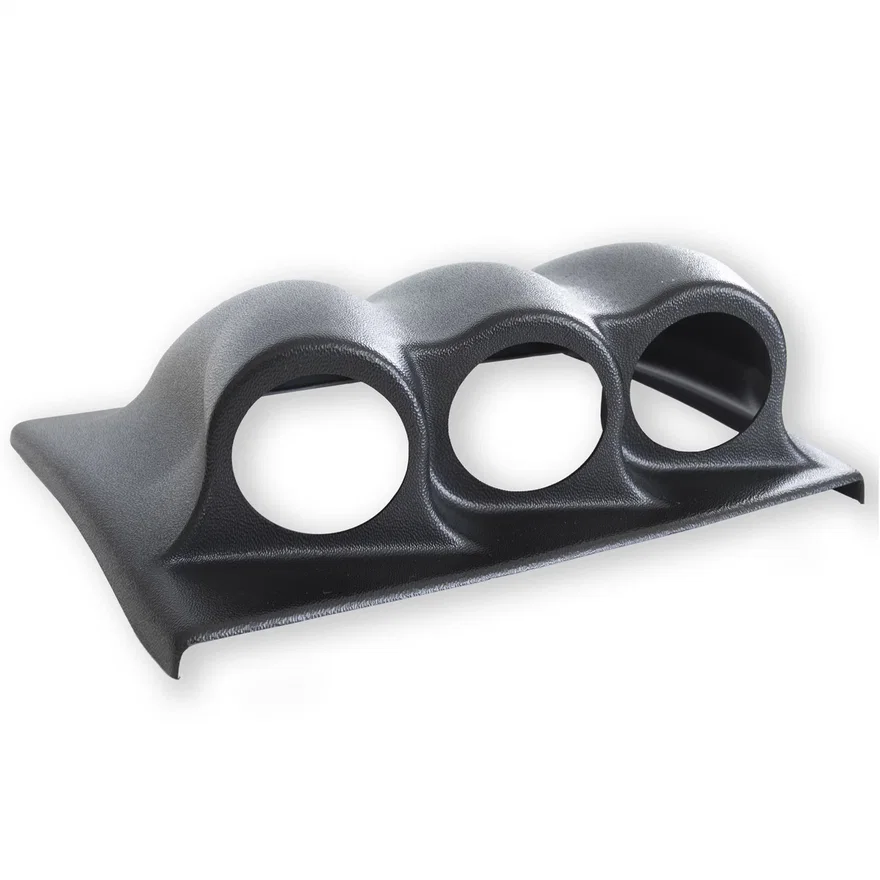 GAUGE MOUNT; DIRECT FIT DASH TOP; TRIPLE; 2 1/16in.; 07-10 for 2007-2010 Jeep Wrangler JK