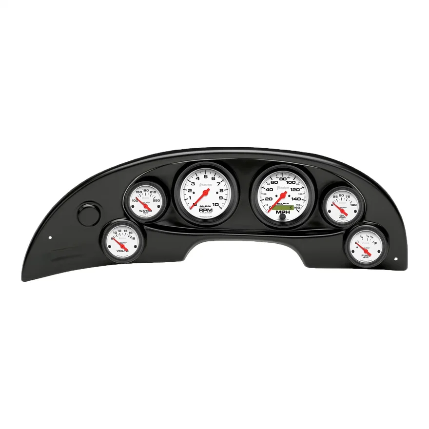 DIRECT FIT DASH KIT; (3 3/8in. X2; 2 1/16in. X4); COBALT for 1994-2004 Ford Mustang