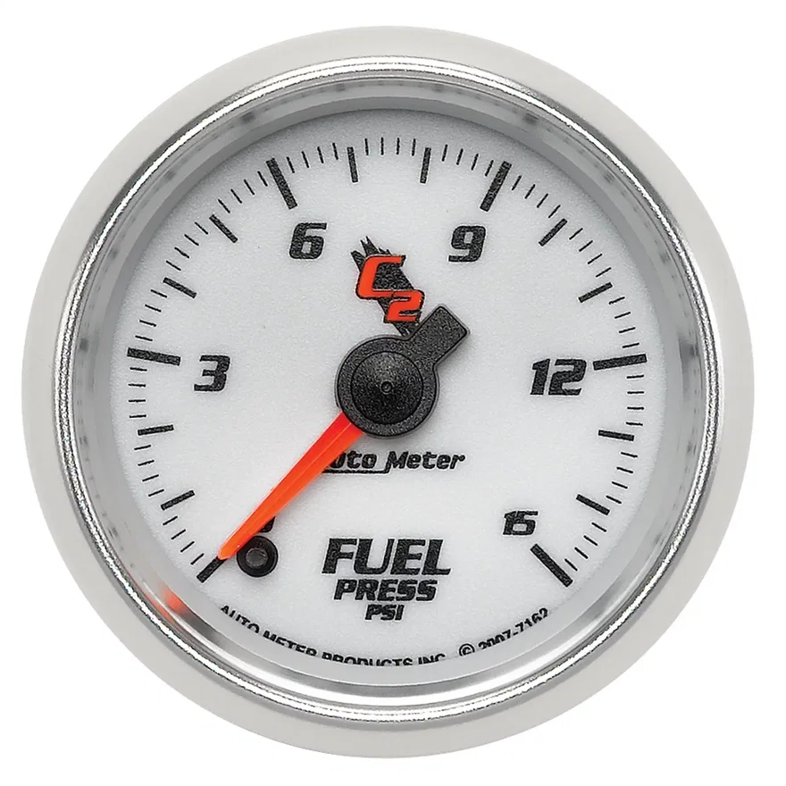 AutoMeter 7162, GAUGE; FUEL PRESSURE; 2 1/16in.; 15PSI; DIGITAL STEPPER MOTOR; C2