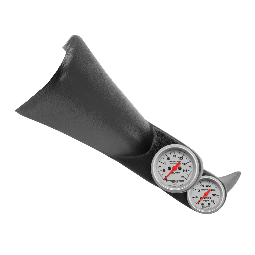 AutoMeter 7084, DIESEL GAUGE KIT; A-PILLAR; GM 01-07; BOOST/EGT; 35PSI/1;600deg.F; ULTRA-LITE