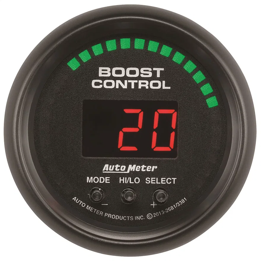 AutoMeter 2681, GAUGE; BOOST CONTROLLER; 2 1/16in.; 30INHG-30PSI; INCL. SOLENOID; DIGITAL; Z/ES