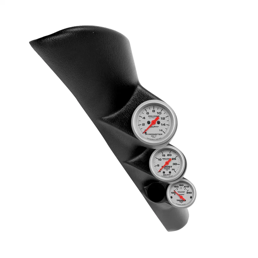 AutoMeter 7095, DSL GA KIT; A-PILLAR W/SPKR; RAM 98-02; BST/EGT/TRANS; 35PSI/1600deg.F/250deg.F; for Dodge